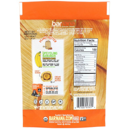 Barnana, Organic Chewy Banana Bites, Peanut Butter, 3.5 oz (100 g)