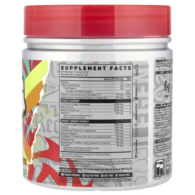 Ghost, Legend®, перед тренировкой, апельсиновый крем, 660 г (23,3 унции)