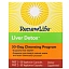 Renew Life, Targeted, Liver Detox, Organ Cleansing Program, 120 Veggie Caps, 2 Bottles, 30-Day Program
