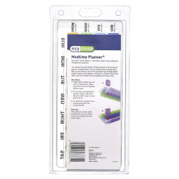 Ezy Dose, еженедельный прием 4 раз в день, с ежедневником, с всплывающими подсказками, 1 шт.