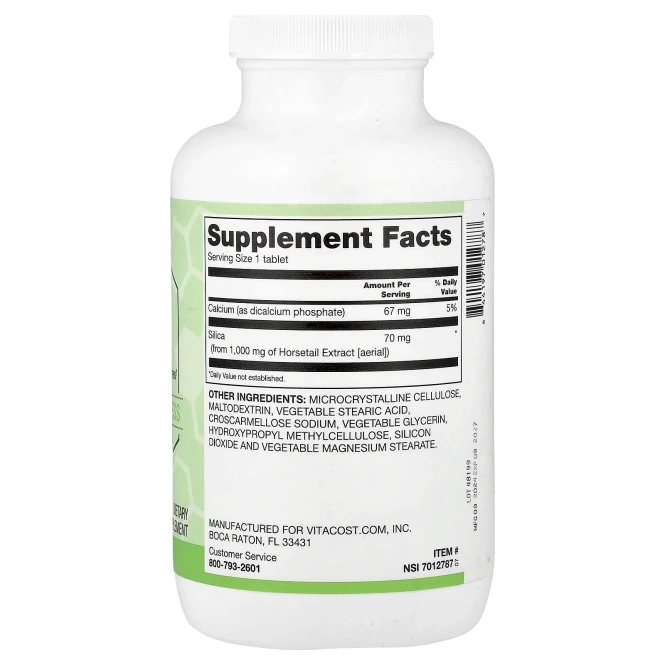 Vitacost, Synergy®, Silica, 240 Tablets (70 mg per Tablet)