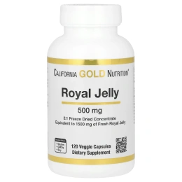 California Gold Nutrition, Маточное молочко, 500 мг, 120 капсул на растительной основе