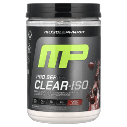 MusclePharm, Pro Series Clear-ISO, протеиновая смесь для приготовления напитка, вишневая каша, 520 мг (1,14 фунта)