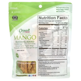 Mariani, органические плоды манго, несульфированные, 113 г (4 унции)