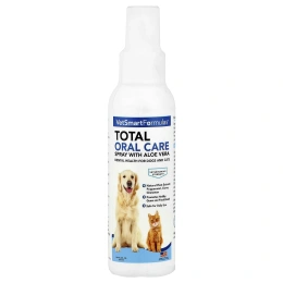 VetSmart Formulas, Спрей для ухода за полостью рта с алоэ вера, для собак и кошек, 118 мл (4 жидк. Унции)