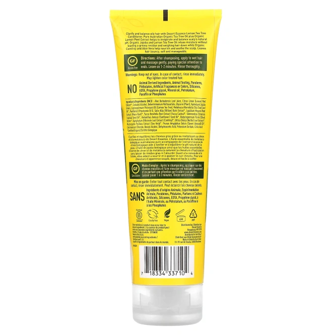 Desert Essence, Кондиционер с лимоном и маслом чайного дерева, 8 ж. унц. (237 мл)