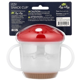 itzy ritzy, Itzy Snack Cup ™, для детей от 12 месяцев, с грибами, 1 стакан