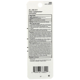 Almay, Clear Complexion Concealer, 200, Light/Medium, 0.18 fl oz (5.3 ml)