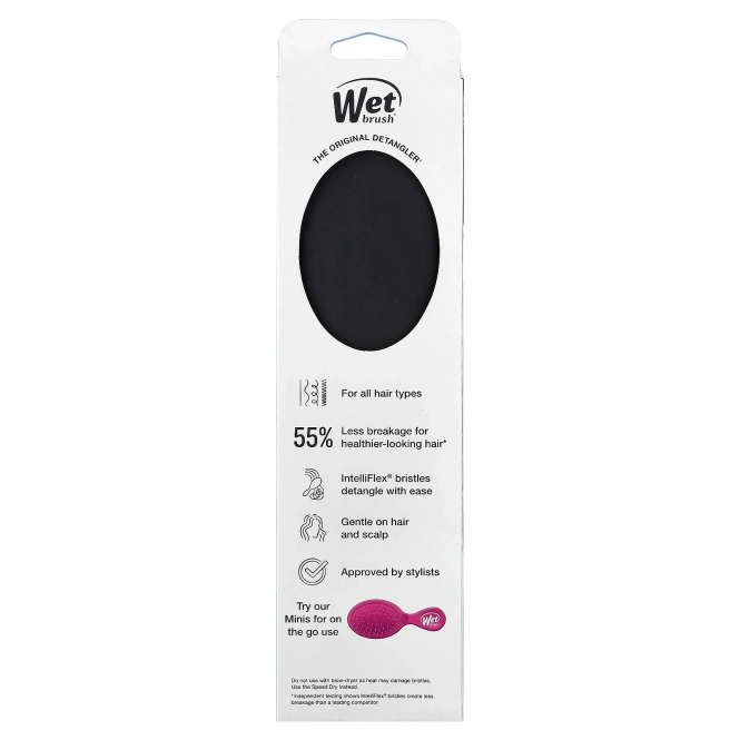 Wet Brush, Original Detangleler®, холодный черный, 1 шт.