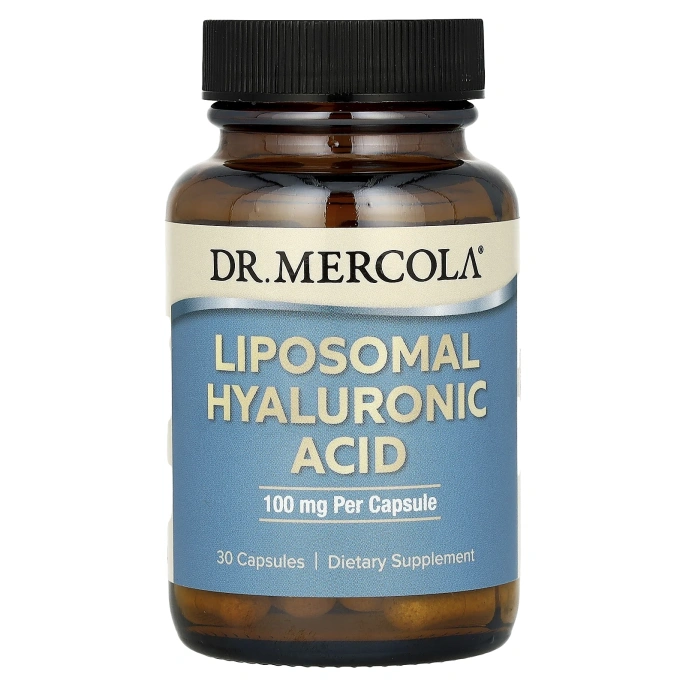 Dr. Mercola, липосомальная гиалуроновая кислота, 100 мг, 30 капсул