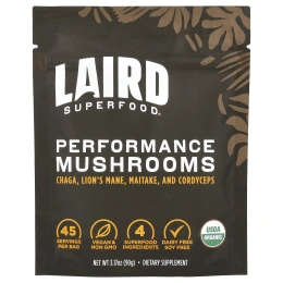 Laird Superfood, Грибы для повышения работоспособности, 3,17 унции (90 г)