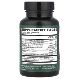 PlantFusion, Органический веганский комплекс витаминов группы B, 30 органических вегетарианских капсул