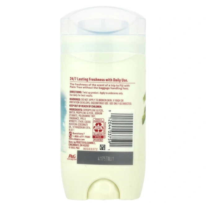 Old Spice, Дезодорант, фиджи с пальмой, 85 г (3 унции)