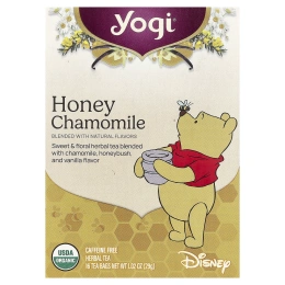 Yogi Tea, травяной чай, мед и ромашка, без кофеина, 16 чайных пакетиков, 29 г (1,02 унции)