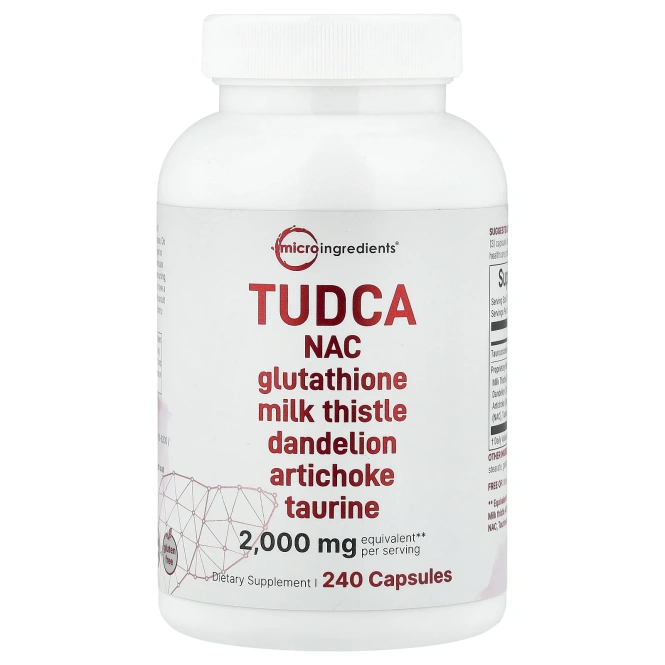 Micro Ingredients, TUDCA, 240 капсул