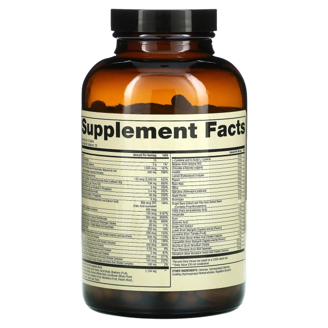 Dr. Mercola, Цельнопищевые мультивитамины плюс важные минералы, 240 таблеток