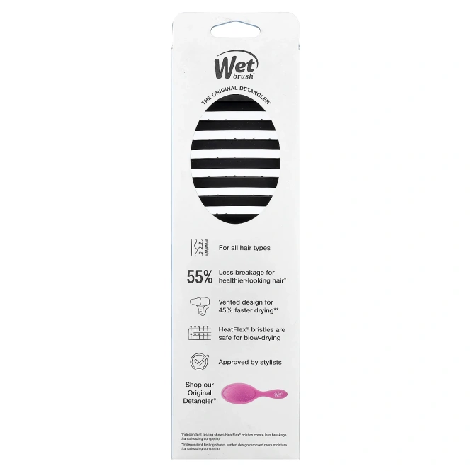 Wet Brush, Original Detangler®, Fast Dry®, черный, 1 шт.