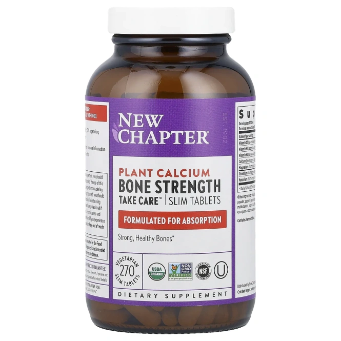 New Chapter, Bone Strength Take Care, 270 тонких вегетарианских таблеток
