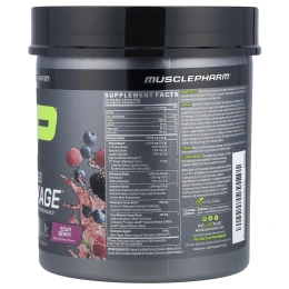 MusclePharm, Pro Series Wreckage™, предтренировочный комплекс, со вкусом кислых ягод, 440 г (15,5 унции)