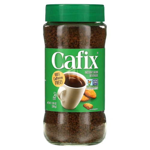 Cafix, Растворимый зерновой напиток, без кофеина, 7,05 унции (200 г)