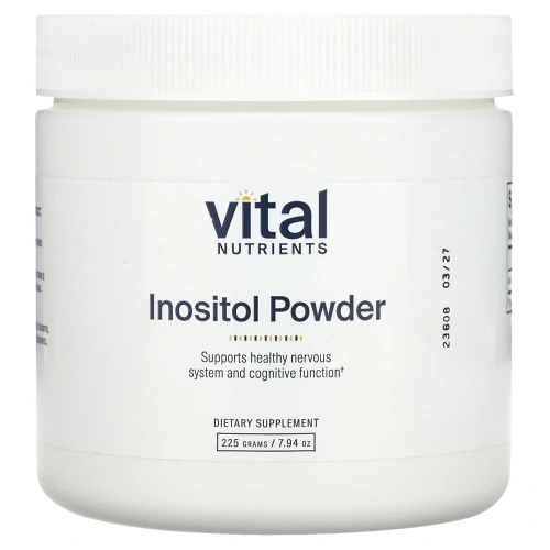 Vital Nutrients, инозитол в порошке, 225 г (7,94 унции)