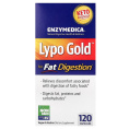 Enzymedica, Lypo Gold, оптимизация усвоения жиров, 120 капсул