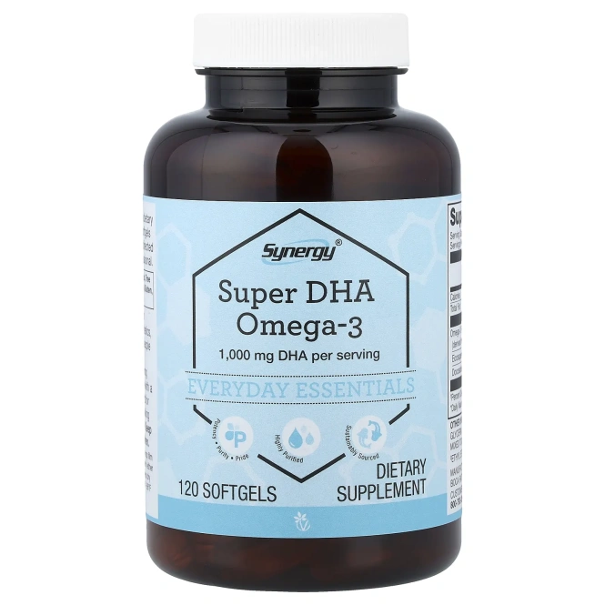 Vitacost, Synergy®, Super DHA Omega-3, 120 капсул