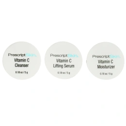 PrescriptSkin, набор пробных продуктов с витамином С, 3 баночки по 7,1 г (0,25 унции)