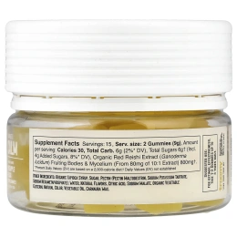 Troomy Nootropics, Calm, Functional Mushrooms Gummies, Pineapple Peach, 30 Gummies, 4.76 oz (135 g)