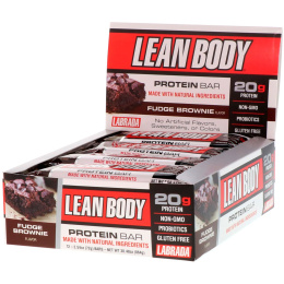 Labrada Nutrition, Протеиновый батончик, брауни с ириской, 12 баточников, 2,54 унц. (72 г) каждый