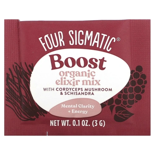 Four Sigmatic, Напиток из грибов кордицепс и травами, 20 пакетиков, 0,1 унции (3 г) каждый