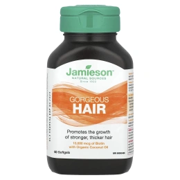 Jamieson Vitamins, Gorgeous Hair, 60 мягких таблеток