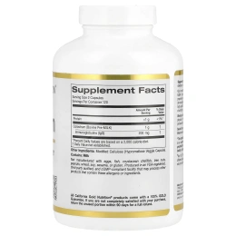 Colostrum California Gold Nutrition Высококонцентрированное Молозиво, 240 капсул