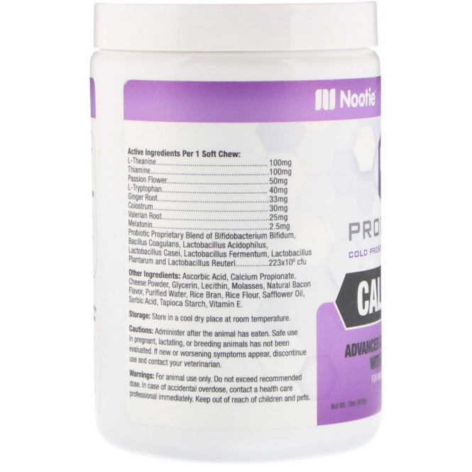 Nootie, Progility, Calming, For Dogs, 90 Cold Pressed Soft Chews