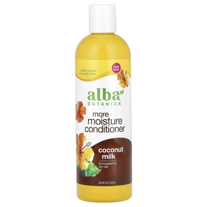 Alba Botanica, Натуральный гавайский кондиционер с кокосовым молоком, 12 унций (340 г)