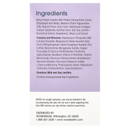 WonderSlim, кетогенный коктейль, со вкусом мокко, 7 пакетиков по 22 г (0,77 унции)