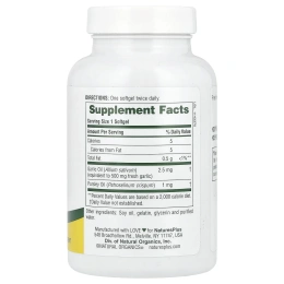 Nature's Plus, Масло чеснока и петрушки, капсулы 180 гелевых капсул