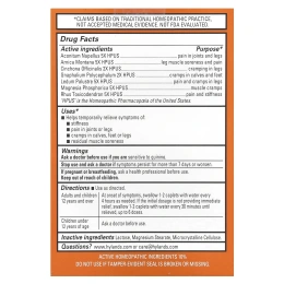 Hyland's Naturals, Судороги ног + арника, 40 капсул
