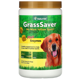 NaturVet, GrassSaver, Plus Enzymes, 240 Soft Chews, 16.9 oz (480 g)