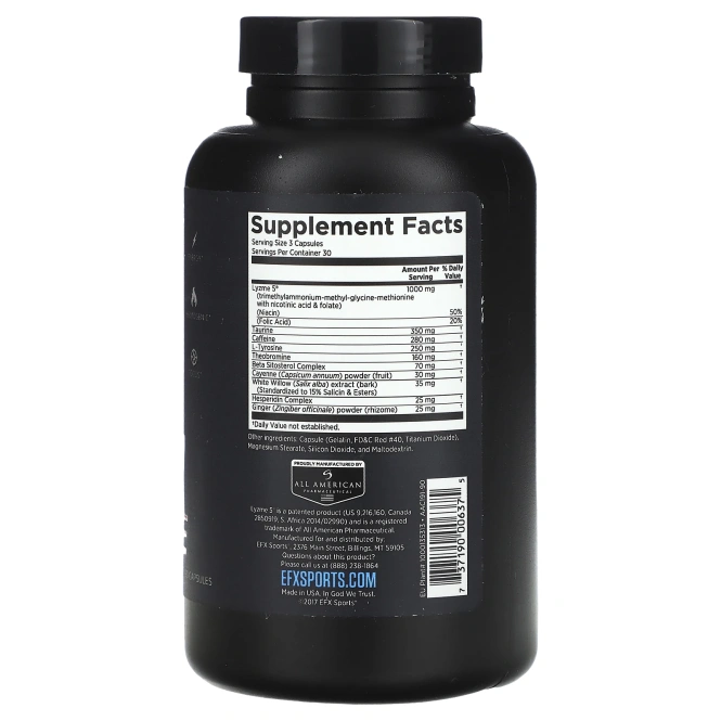 EFX Sports, Lean Fix Xtreme, 90 капсул