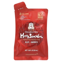 JungKwanJang, Hong Sam Won, напиток из корейского красного женьшеня, 20 пакетиков, 50 мл каждый