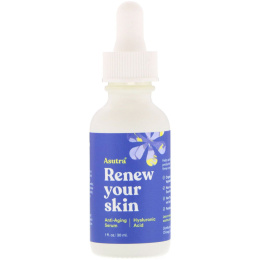 Asutra, Обнови свою кожу, антивозрастная сыворотка, гиалуроновая кислота, 1 ж. унц. (30 мл)