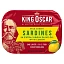 King Oscar, сардины дикого улова, в нерафинированном оливковом масле высшего качества, с лимоном, 106 г (3,75 унции)