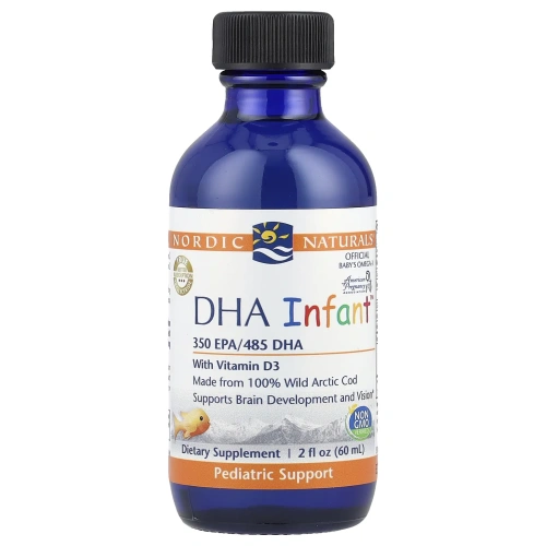 Nordic Naturals, DHA Infant, с витамином D3, 2 ж. унц.(60 мл)