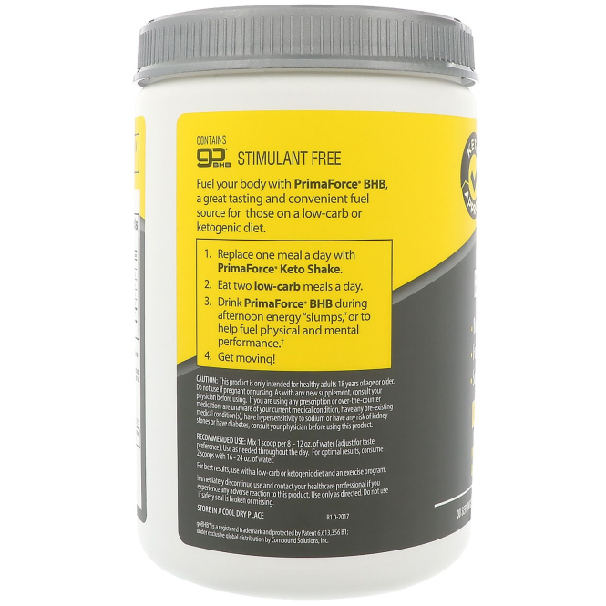Primaforce, BHB, Бета-гидроксибутират, патриотические леденцы, 8,9 унц. (255 г)
