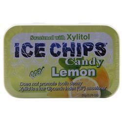 Ice Chips Candy, Конфеты Ice Chips Xylitol Лимон 1,76 унции