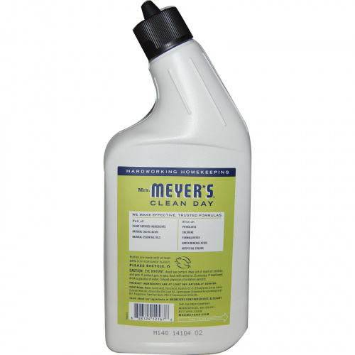 Mrs. Meyers Clean Day, Чистящее средство для унитаза с запахом вербены лимонной, 24 жидких унций (710 мл)