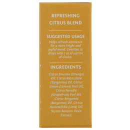 BCL, Be Care Love, Смесь 100% чистого эфирного масла, простой цитрусовый аромат, 0,34 ж. унц. (10 мл)