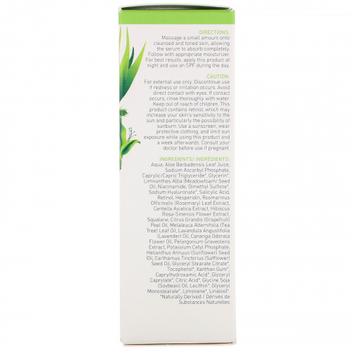 InstaNatural, Age-Defying & Skin Clearing Serum, Anti-Aging, 1 fl oz (30 ml)