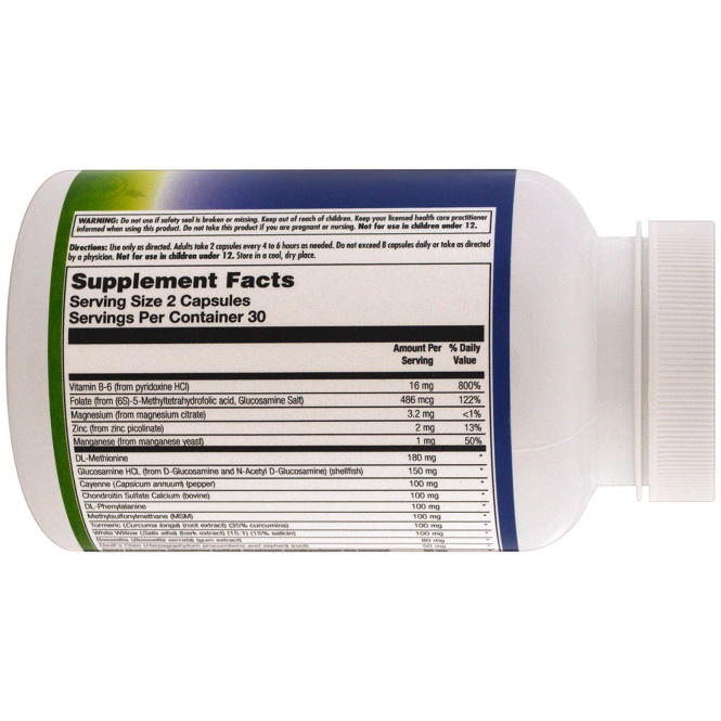 Vaxa International, Артритин, 60 вегетарианских капсул